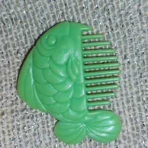 My Lil' Pony Hair Combs Green FISH 🐟 Blue Moon 🌚 Vintage Accessories